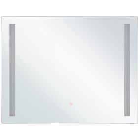 Miroir mural 70 x 60 cm avec LED LIRAC