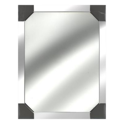 Miroir Mural à Accrocher Blanc 34x44cm - Blanc- Atmosphera