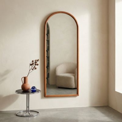 Miroir mural arche bois de pin 60 x 160cm