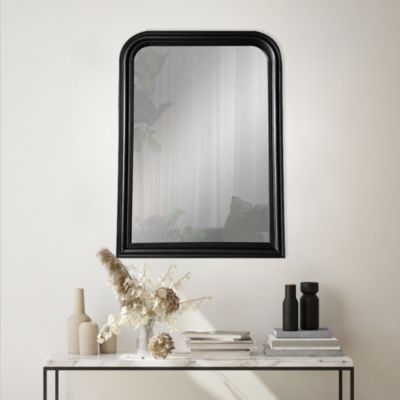 Miroir mural arche noir encadré 70 x 100 Norasia Daris