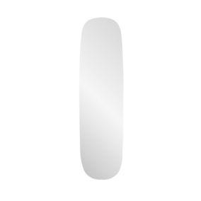 Miroir mural long Deco argent l.130 x L.35 cm MPGlass
