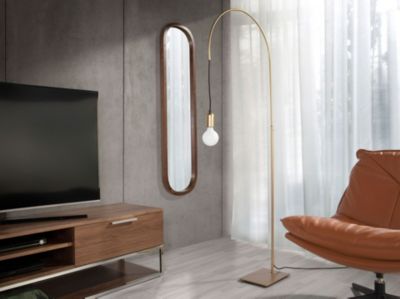 RELAX4LIFE Miroir Mural Pleine Longueur 100 CM, Miroir Porte Suspendu