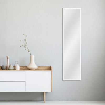 Miroir mural rectangulaire 120 x 30 cm blanc Dada Art Essentiel