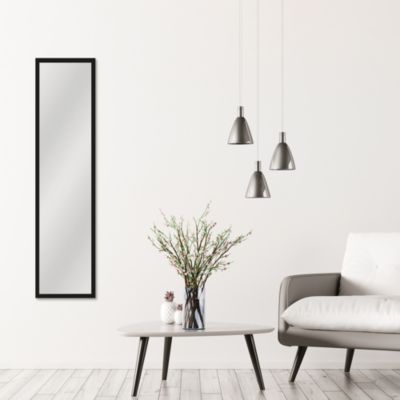 Miroir mural rectangulaire 120 x 30 cm noir Dada Art Essentiel