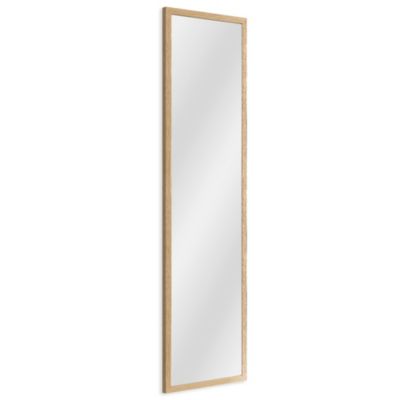 Miroir mural rectangulaire effet chêne 120 x 30 cm Dada Art Essentiel