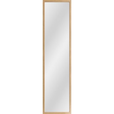 Miroir mural rectangulaire effet chêne 120 x 30 cm Dada Art Essentiel