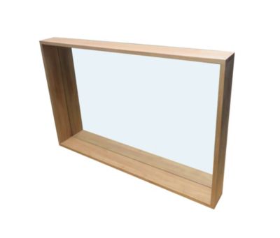 Miroir non lumineux effet chêne l.120 x P.13 x H.80 cm, Cooke & Lewis Harmon