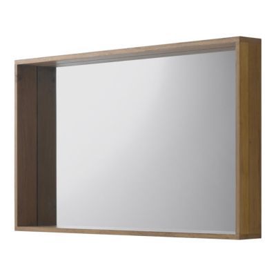 Miroir non lumineux effet chêne l.140 x P.130 x H.80 cm, Cooke & Lewis Harmon