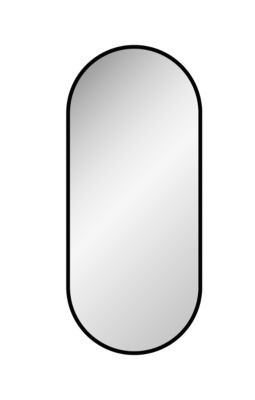 Miroir oblong noir l.45 x H.90 cm MPglass