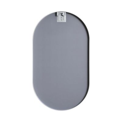 Miroir ovale 40 x 70 cm PEPPER Blanc