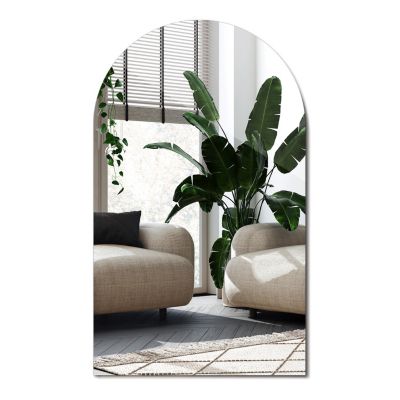 Miroir Ovale Coupé Wallfluent 40 x 70 cm Salle De Bain, Entrée & Dressing Glace Sans Cadre