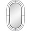 Miroir ovale métal filaire 35 x 70 cm Dada Art