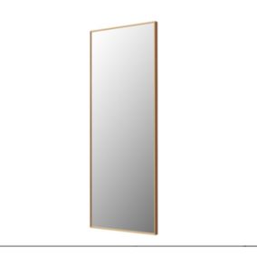 Miroir Pleine Longueur Miroir sur Pied avec Cadre en Aluminium Verre Antidéflagrant 150 x 56 CM