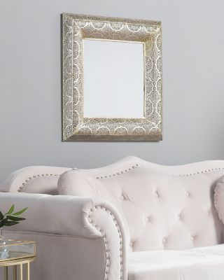 Miroir PLERIN 60 cm 60 cm Métal Doré
