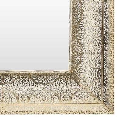 Miroir PLERIN 60 cm 60 cm Métal Doré