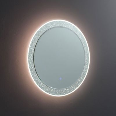 Miroir Rétro-Éclairé Par Led De 80 Cm Avec Décoration