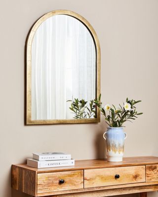 Miroir RAMGANGA 60 cm 80 cm Métal Doré
