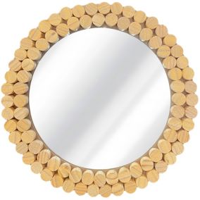 Miroir REA BOHO 36CM KLNA-MR01 Beige