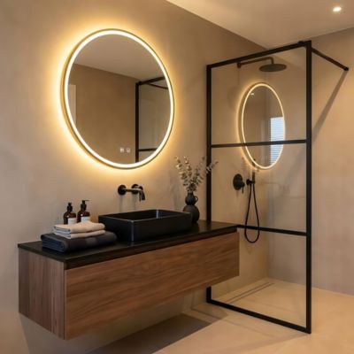 Miroir Rea Led Mmj Gold 60Cm 60 x 60 x 60 cm