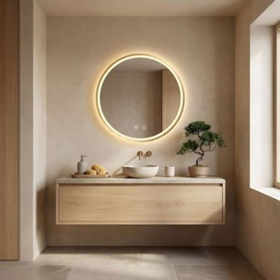 Miroir Rea Led Mmj Gold 60Cm 60 x 60 x 60 cm