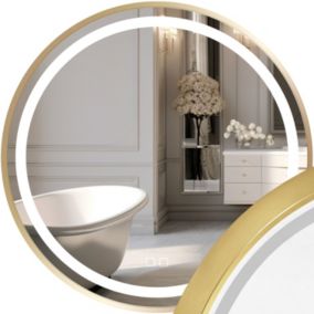 MIROIR REA LED MMJ GOLD 90CM GOLD