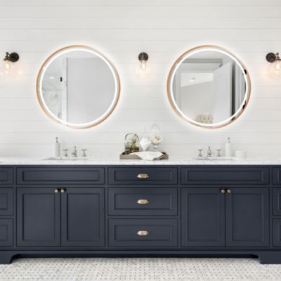 Miroir Rea Led P11398 Mmj Brush Copper 90Cm 90 x 90 x 90 cm