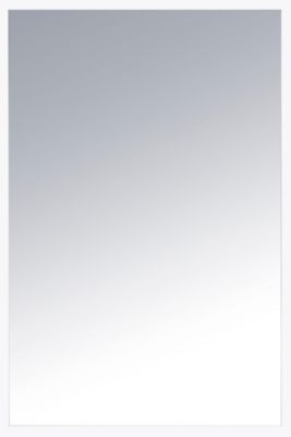 Miroir rectangle Erina Dada Art l.40 x H.60 cm blanc