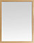 Miroir rectangle Erina Dada Art l.40 x H.60 cm effet chêne