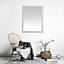 Miroir rectangle Erina Dada Art l.60 x H.80 cm blanc