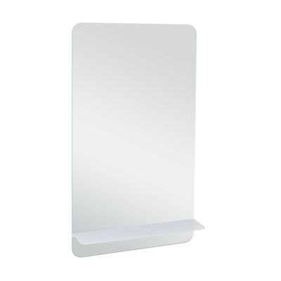 Miroir rectangulaire 40 x 70 cm SIMONA avec tablette en métal