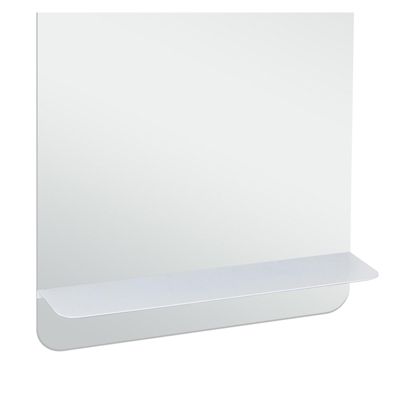 Miroir rectangulaire 40 x 70 cm SIMONA avec tablette en métal
