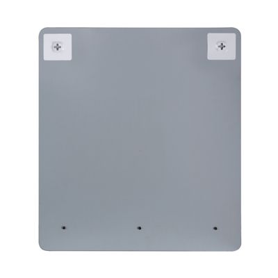 Miroir rectangulaire 60 x 70 cm SORRENTO avec tablette noire