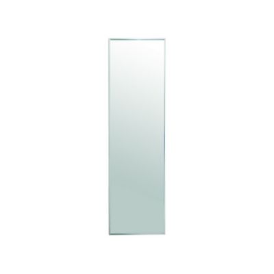 Miroir rectangulaire Alya Norasia en aluminium bords argentés l.50 x H.150cm