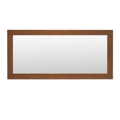 Miroir rectangulaire en teck massif Lazy 150 x 70 cm