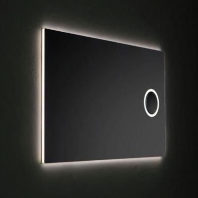 Miroir Rectangulaire Rétroéclairé Led 120X70 Avec Miroir Grossissant