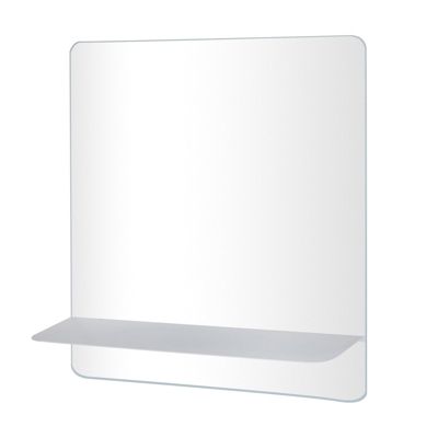 Miroir rectangulaire SORRENTO avec tablette en métal