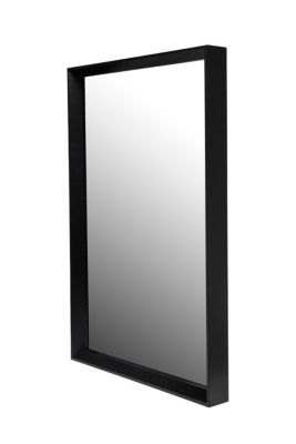 Miroir Roma biseau noir l.40 x H.60 cm