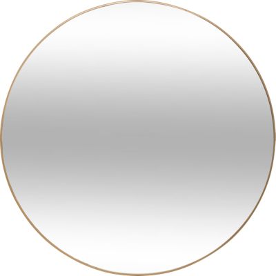 Miroir rond Alice métal doré Ø.76cm Atmosphera Créateur D'Intérieur