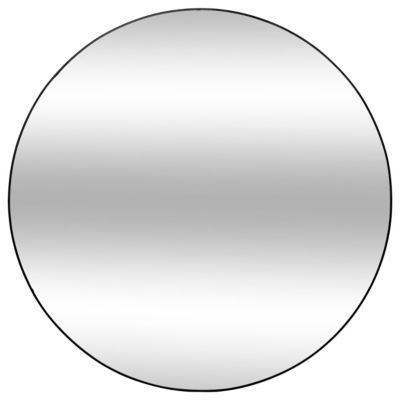 Miroir rond Alice métal noir Ø.110cm Atmosphera Créateur D'Intérieur