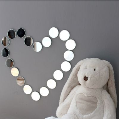 Miroir rond Colours Ø5 cm vendu par 27 pièces