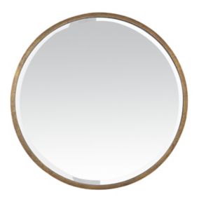 Miroir rond en métal doré Ø60 x ep.1cm