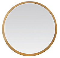 Miroir rond épais doré ⌀ 34 cm EDME