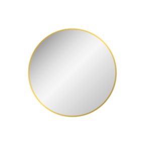 Miroir rond Halo coloris doré Ø30cm Mpglass