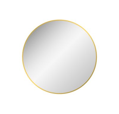 Miroir rond Halo coloris doré Ø40cm Mpglass