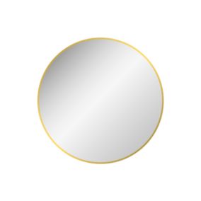 Miroir rond Halo coloris doré Ø40cm Mpglass