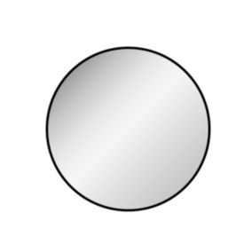 Miroir rond Halo coloris noir ⌀30cm MPglass