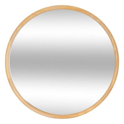Miroir rond Kim bois D55cm - Atmosphera
