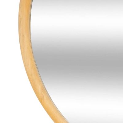 Miroir rond Kim bois D55cm - Atmosphera