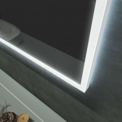 Miroir Salle de Bain BOSTON - 120x80cm - Éclairage Led Temp Variable - Tactiles On/Off & Anti-Buée - LEDIMEX