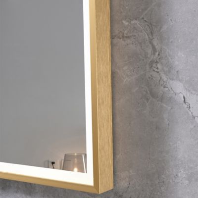 Miroir avec LED Illumination Salle de Bain | 80x80 cm | Miroir Mural